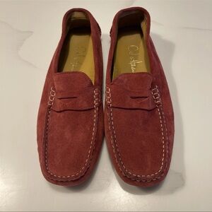 Cole Haan Women's Red Suede Loafers